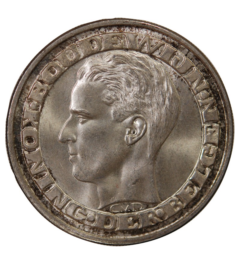 BELGIQUE, BAUDOUIN - 50 FRANCS ARGENT 1958 - Légende flamande