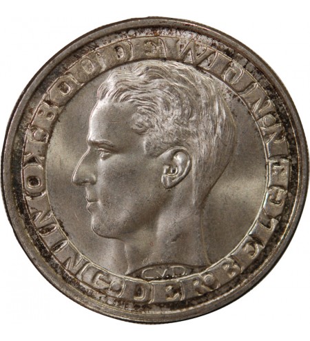 BELGIQUE, BAUDOUIN - 50 FRANCS ARGENT 1958 - Légende flamande