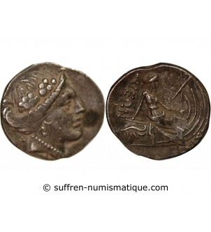 EUBÉE, HISTIÉE - TETROBOLE ARGENT 196 / 168 AV JC