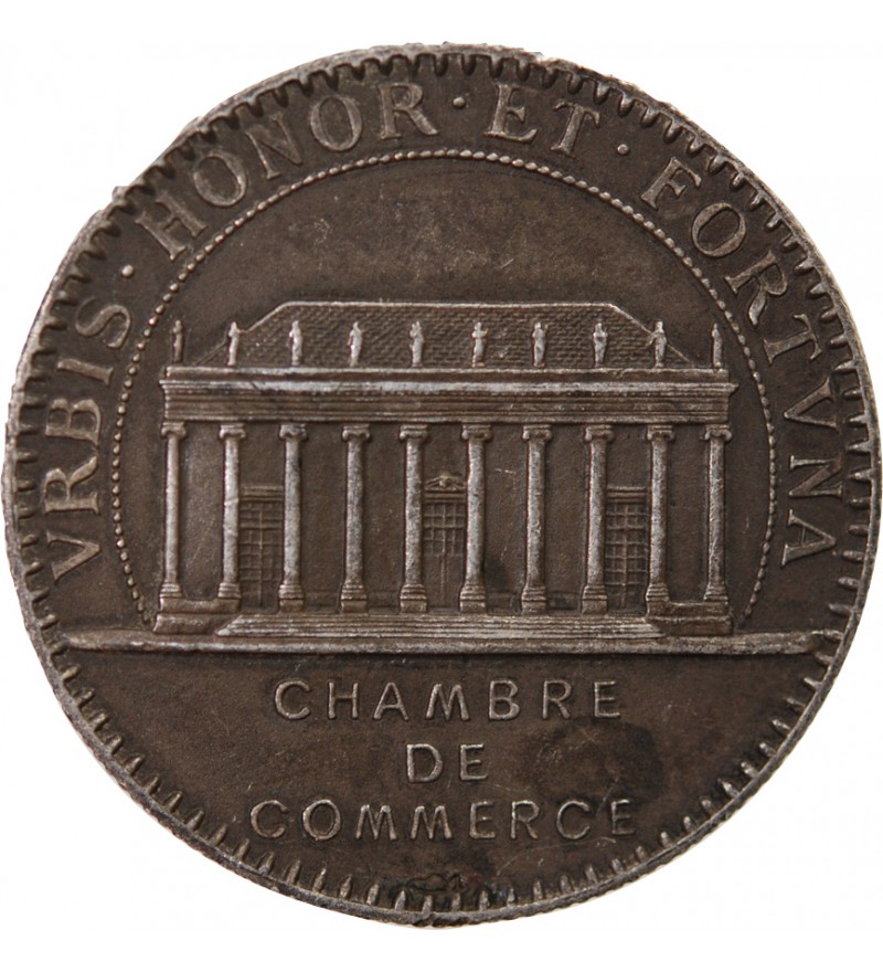 CHAMBRE DE COMMERCE DE NANTES - JETON ARGENT poinçon Corne (après 1879)