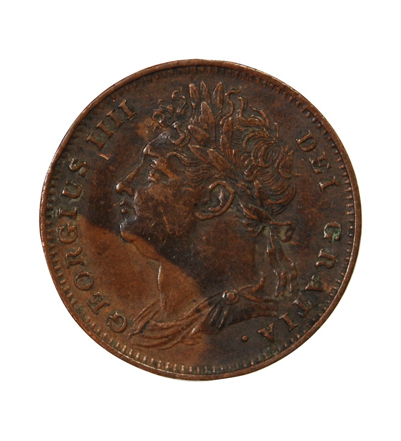 GRANDE-BRETAGNE, GEORGES IV - FARTHING 1826