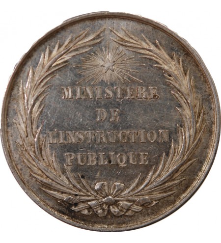 BUREAU D'ADMINISTRATION DES LYCÉES - JETON ARGENT - Poinçon Abeille (1860-1879)