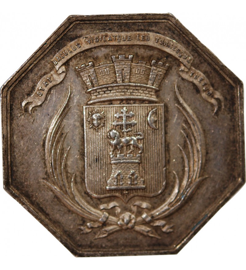 CAISSE D'EPARGNE D'ALBI - JETON ARGENT poinçon Abeille (1860-1880)