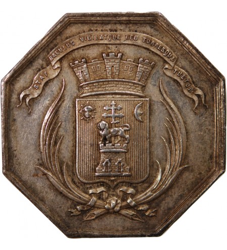 CAISSE D'EPARGNE D'ALBI - JETON ARGENT poinçon Abeille (1860-1880)