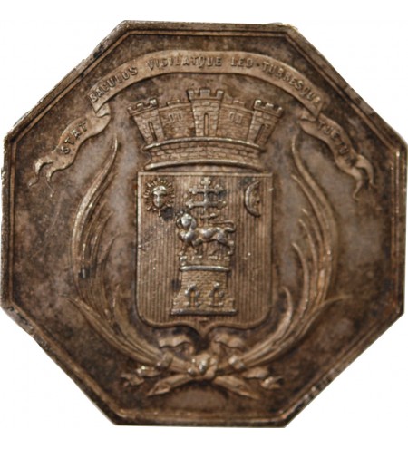 CAISSE D'EPARGNE D'ALBI - JETON ARGENT poinçon Abeille (1860-1880)