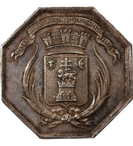 CAISSE D'EPARGNE D'ALBI - JETON ARGENT poinçon Abeille (1860-1880)