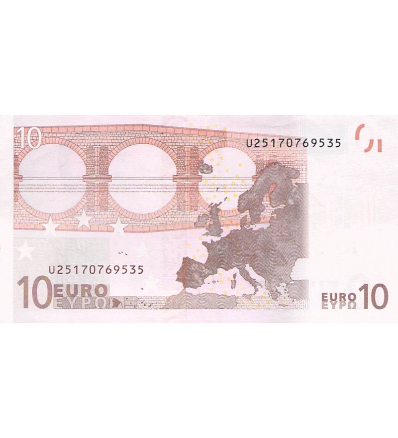 FRANCE - 10 EUROS 2002 SIGNATURE DUISENBERG - SANS HOLOGRAMME