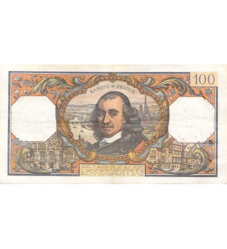 FRANCE, CORNEILLE - 100 FRANCS 02/02/1967 - SÉRIE Y.218 - PTTB