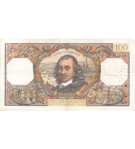 FRANCE, CORNEILLE - 100 FRANCS 07/03/1968 - SÉRIE S.319 - PTTB