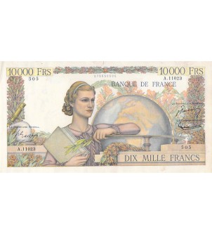 FRANCE, GÉNIE FRANCAIS - 10 000 FRANCS 02/02/1956 - TTB+ 2