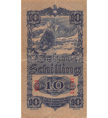 AUTRICHE - 10 SCHILLING 1945 - TTB