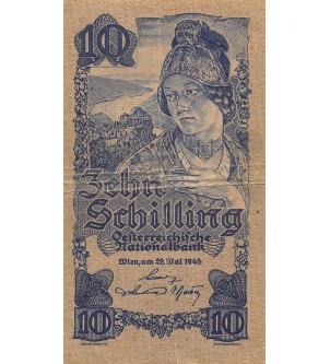 AUTRICHE - 10 SCHILLING 1945 - TTB 2
