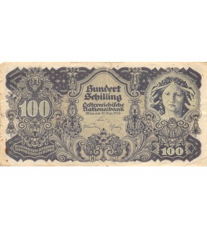 AUTRICHE - 100 SCHILLING 1945 - TB+