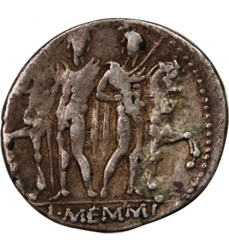 MEMMIA - DENIER ARGENT 109 / 108 AV JC ROME