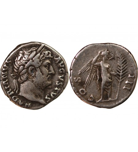 HADRIEN - DENIER ARGENT 127 ROME﻿