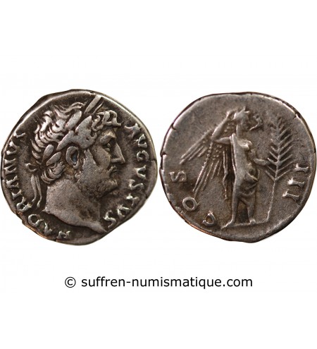 HADRIEN - DENIER ARGENT 127 ROME﻿