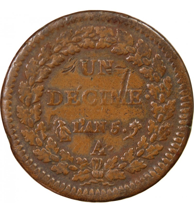 DUPRÉ - DÉCIME AN 5 A PARIS