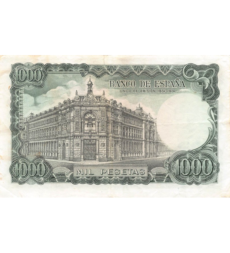 ESPAGNE,  JOSE ECHEGARAY - 1000 PESETAS 1971 - TTB