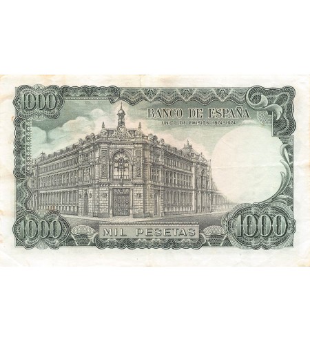 ESPAGNE,  JOSE ECHEGARAY - 1000 PESETAS 1971 - TTB