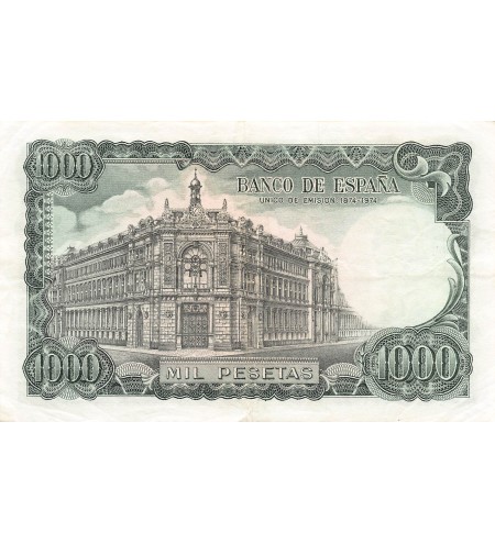 ESPAGNE,  JOSE ECHEGARAY - 1000 PESETAS 1971 - SUP