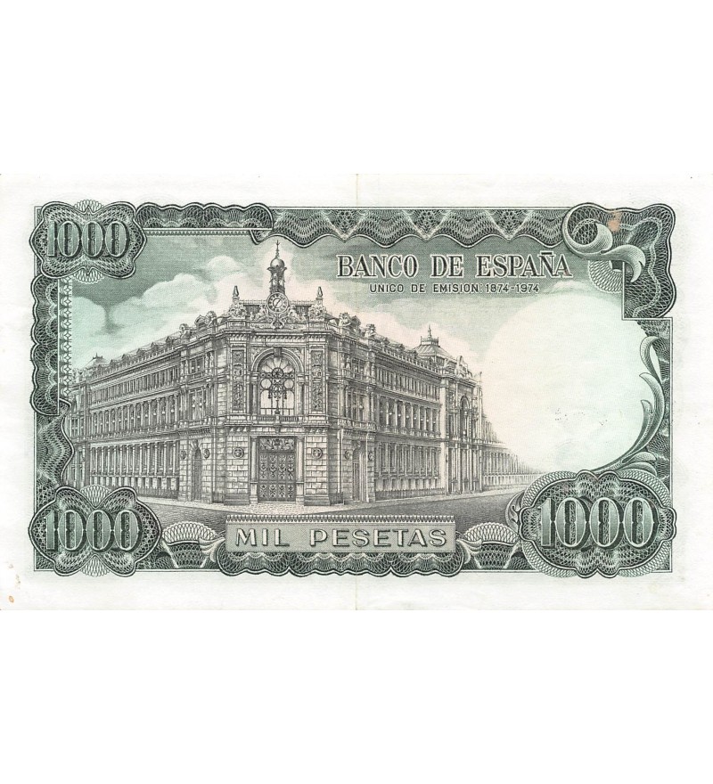 ESPAGNE,  JOSE ECHEGARAY - 1000 PESETAS 1971 - SUP+