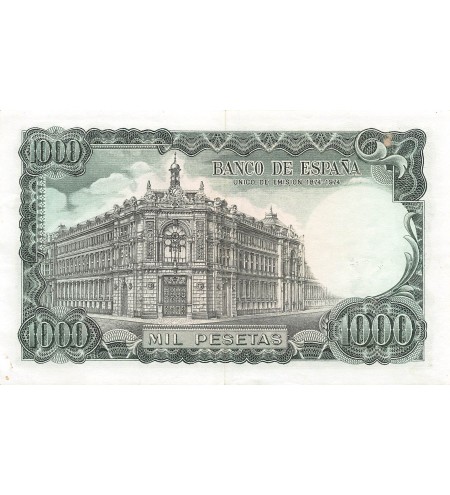 ESPAGNE,  JOSE ECHEGARAY - 1000 PESETAS 1971 - SUP+