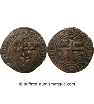 CHARLES VI - BLANC GUENAR 1380 / 1422