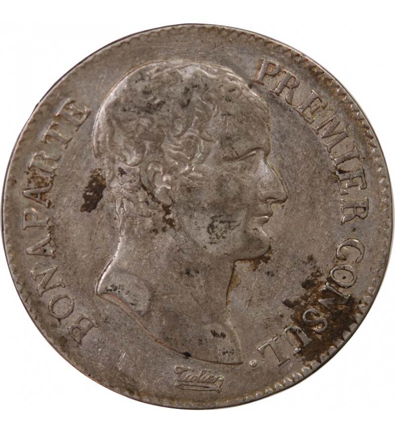 BONAPARTE Ier CONSUL﻿ - 5 FRANCS ARGENT AN 12 A PARIS
