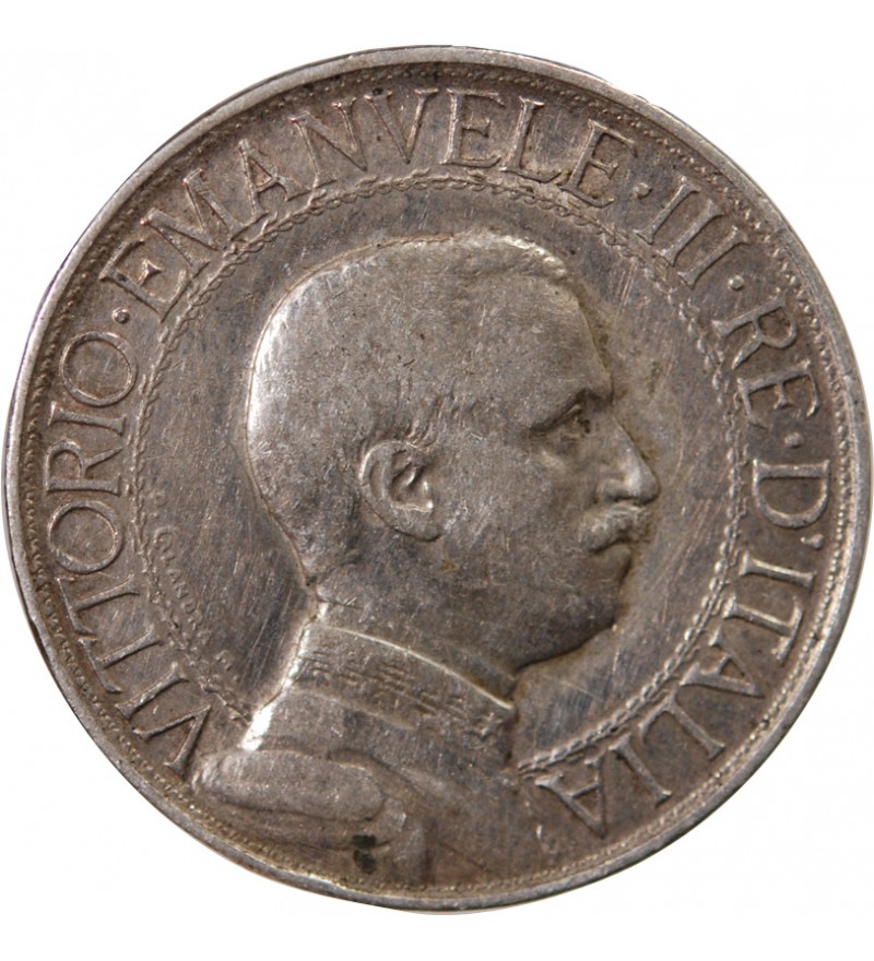 ITALIE, VICTOR EMMANUEL III - 2 LIRE ARGENT 1912 R ROME