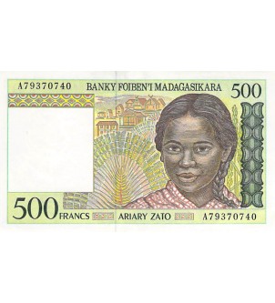 MADAGASCAR - 500 FRANCS 1994 - SUP 2