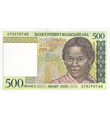MADAGASCAR - 500 FRANCS 1994 - SUP