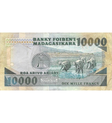 MADAGASCAR - 10000 ARIARY 1983 / 1987 - TB+