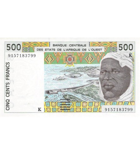 BANQUE DES ETATS DE L'AFRIQUE DE L'OUEST, SENEGAL - 500 FRANCS 1991 - SUP