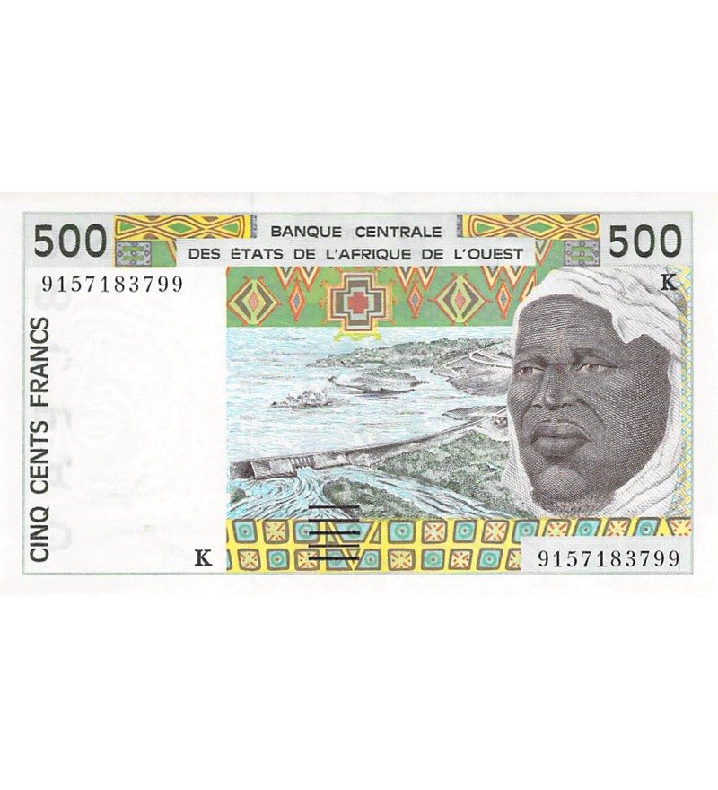 BANQUE DES ETATS DE L'AFRIQUE DE L'OUEST, SENEGAL - 500 FRANCS 1991 - SUP