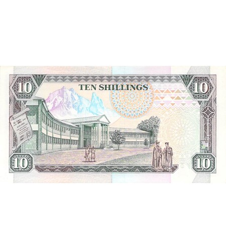 KENYA, DANIEL ARAP MOI - 10 SHILLINGS 01/07/1990 - SUP