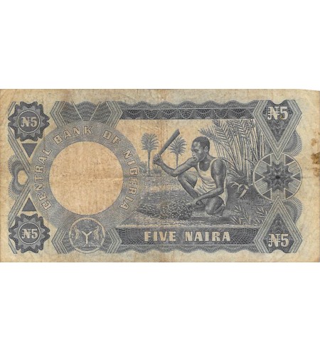 NIGERIA - 5 NAIRA 1973 / 1978 - TB