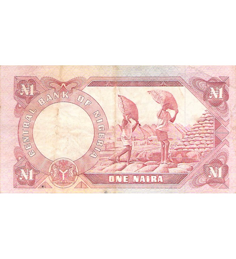 NIGERIA - 1 NAIRA 1973 / 1978 - TB+