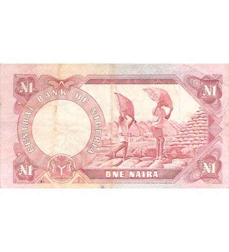 NIGERIA - 1 NAIRA 1973 / 1978 - TB+