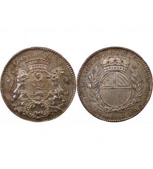 MAIRE DE DIJON, NICOLAS-CLAUDE ROUSSELOT - JETON ARGENT 1763 2