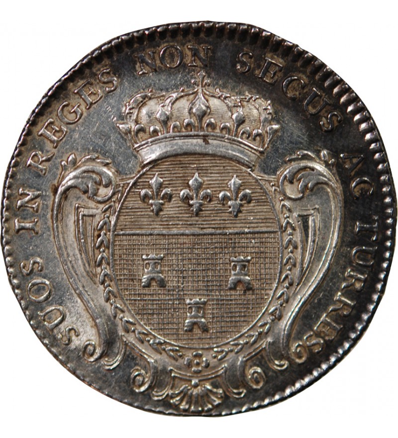 MAIRE DE TOURS, JACQUES CORMIER - JETON ARGENT 1764