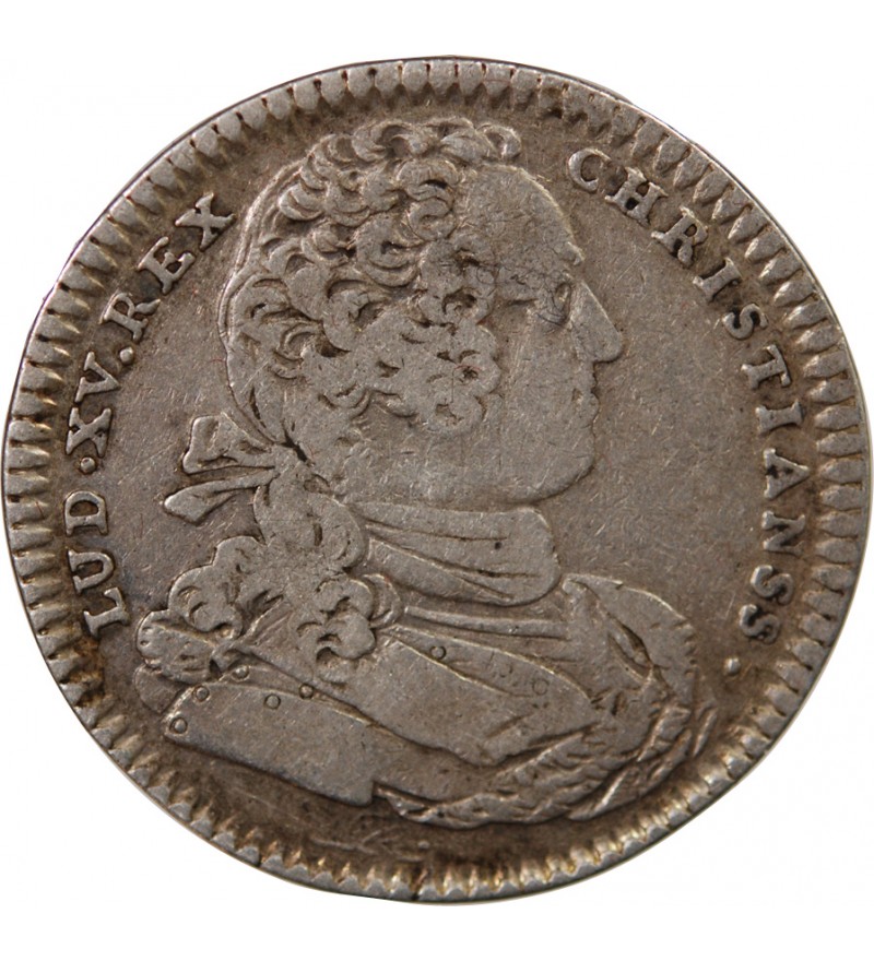 TRESOR ROYAL, LOUIS XV - JETON ARGENT 1734