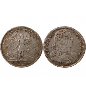 TRESOR ROYAL, LOUIS XV - JETON ARGENT 1734 2