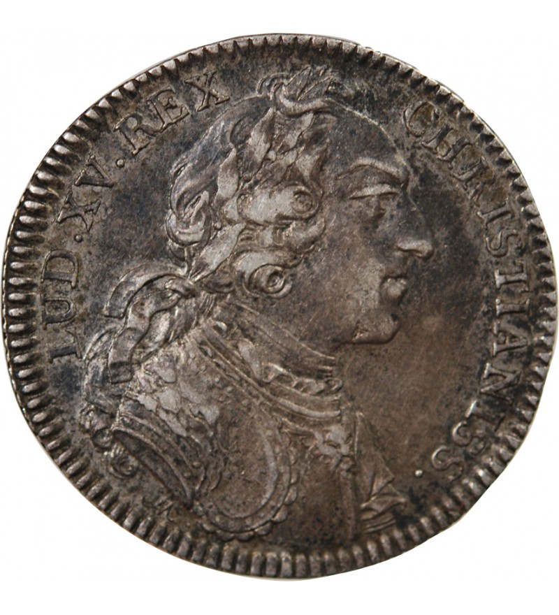 TRESOR ROYAL, LOUIS XV - JETON ARGENT 1745