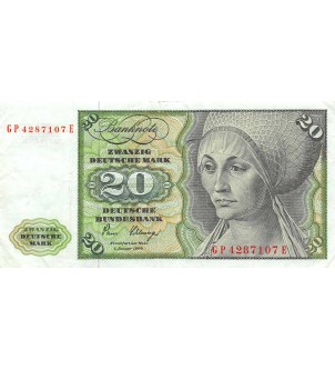 ALLEMAGNE - 20 MARK Elsbeth Tucher 1980 2