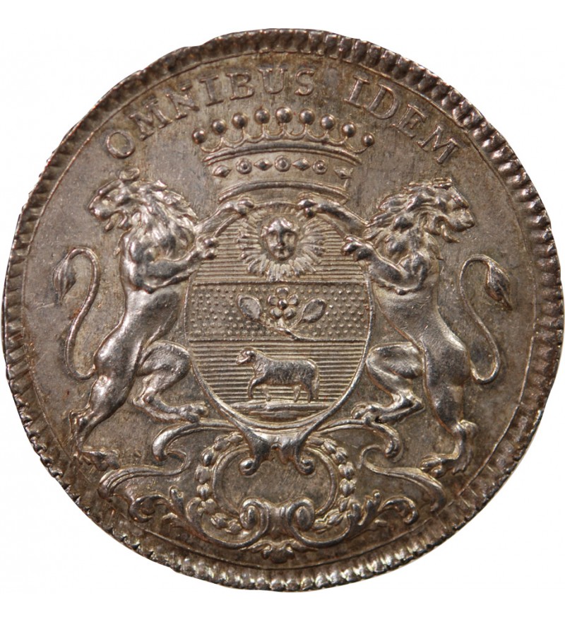 MAIRE DE DIJON, NICOLAS-CLAUDE ROUSSELOT - JETON ARGENT 1763
