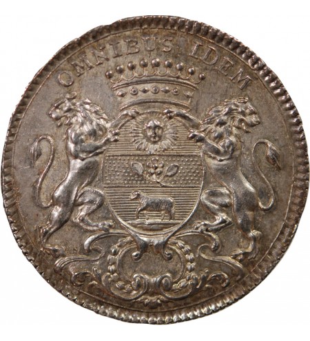 MAIRE DE DIJON, NICOLAS-CLAUDE ROUSSELOT - JETON ARGENT 1763