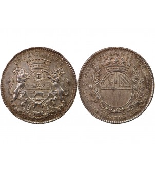 MAIRE DE DIJON, NICOLAS-CLAUDE ROUSSELOT - JETON ARGENT 1763 2