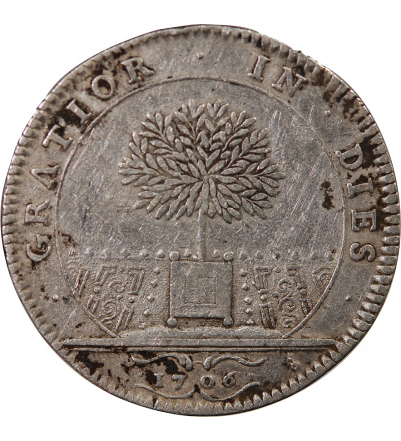 MARIE-ADELAIDE DE SAVOIE – JETON ARGENT 1706