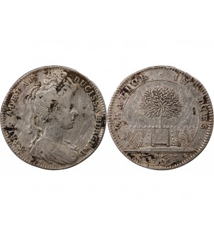 MARIE-ADELAIDE DE SAVOIE – JETON ARGENT 1706 2