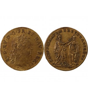 NUREMBERG, LOUIS XV - JETON LAITON - PRISE DE FONTARABIE 2